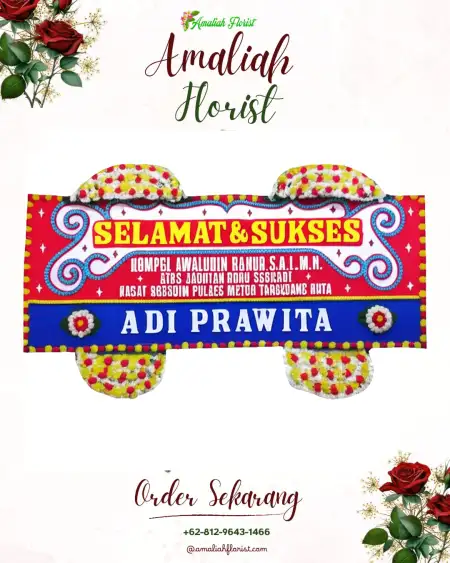 Papan Bunga Ucapan Selamat Sindangasih